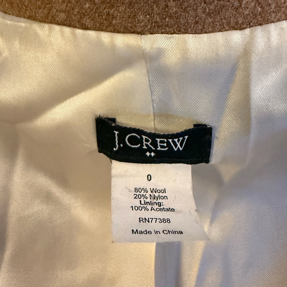 J. Crew Women's Brown Blazer with Button Detail - Picture 5 of 5